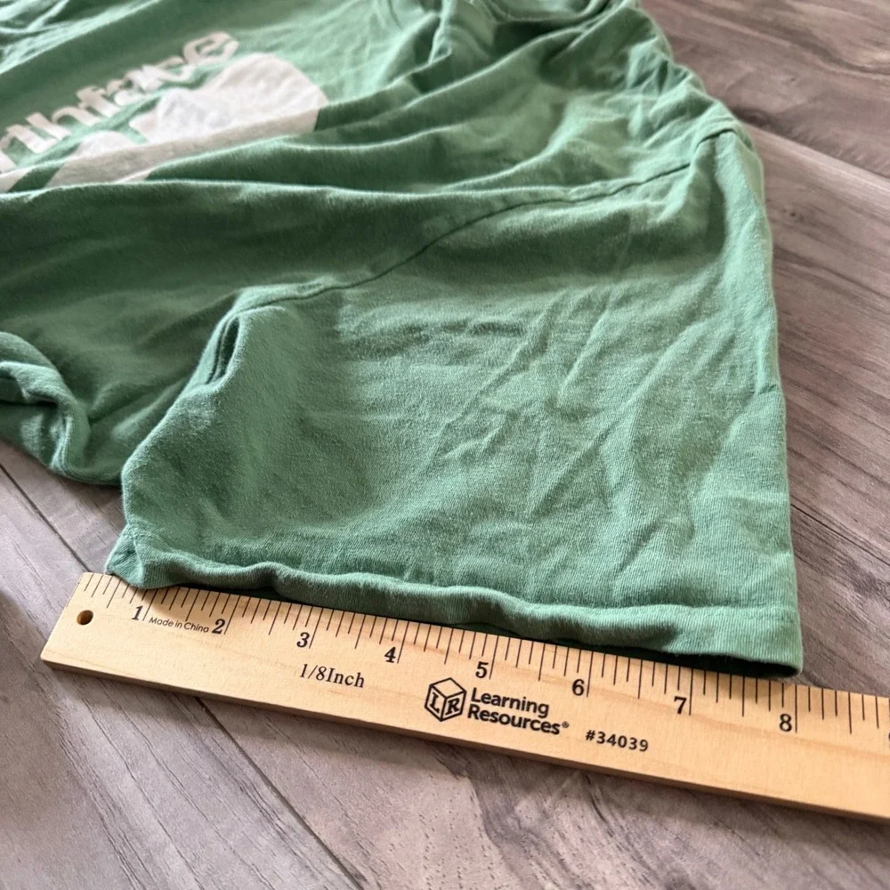 The North Face T Shirt Mens XL Green Big‎ Logo Graphic Tee Outdoor Casual